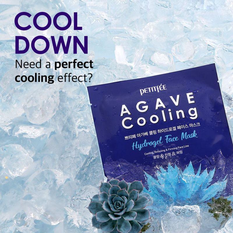 petitfee agave cooling hydrogel face mask