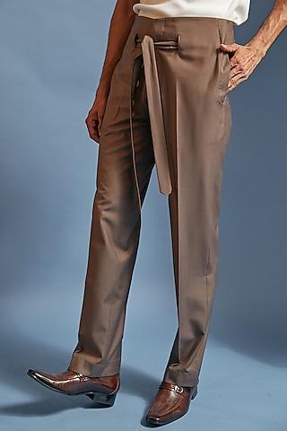 pewter green trousers