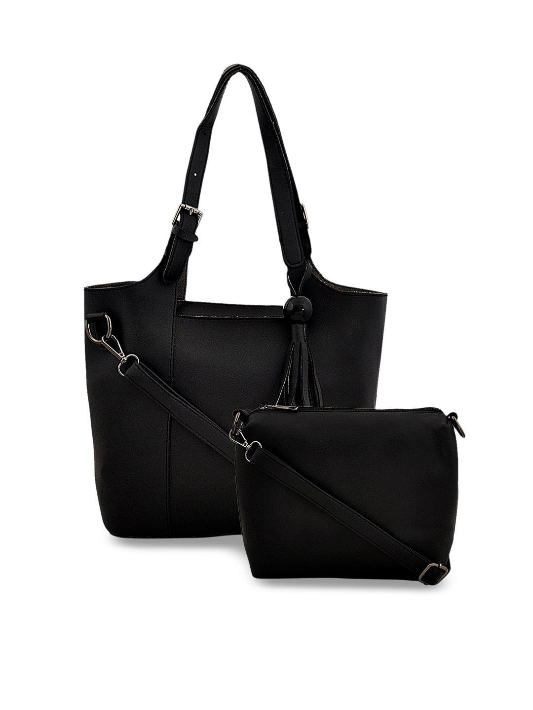 pez dorado black pack of 2 structured shoulder bag