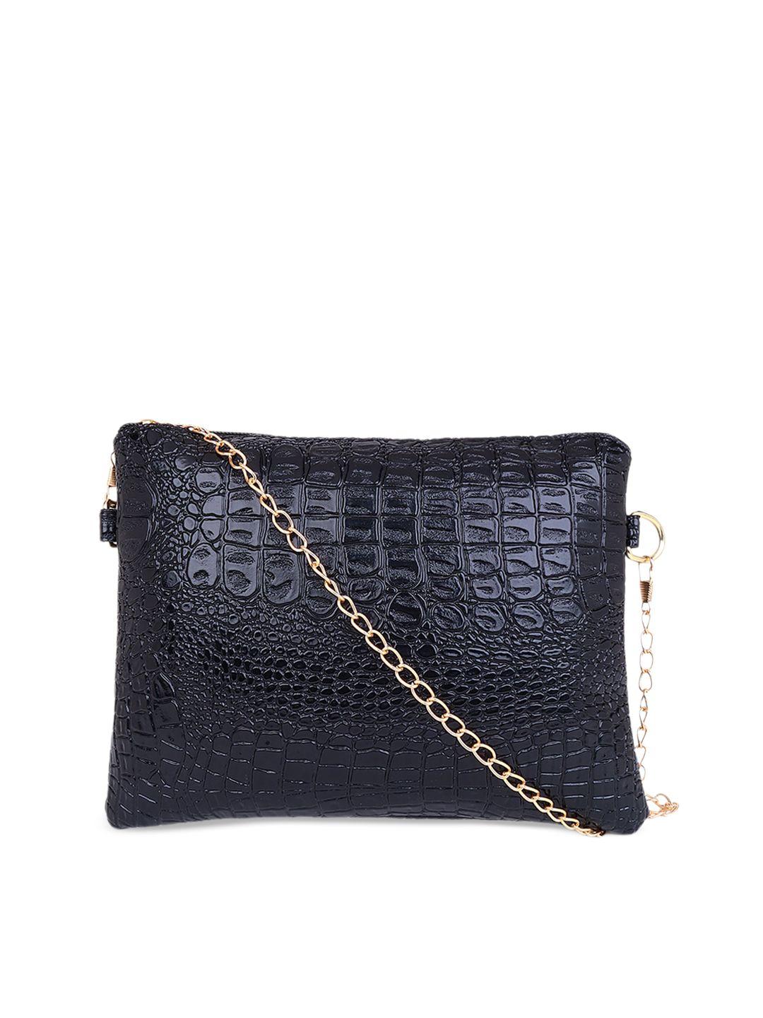 pez dorado textured pu structured sling bag