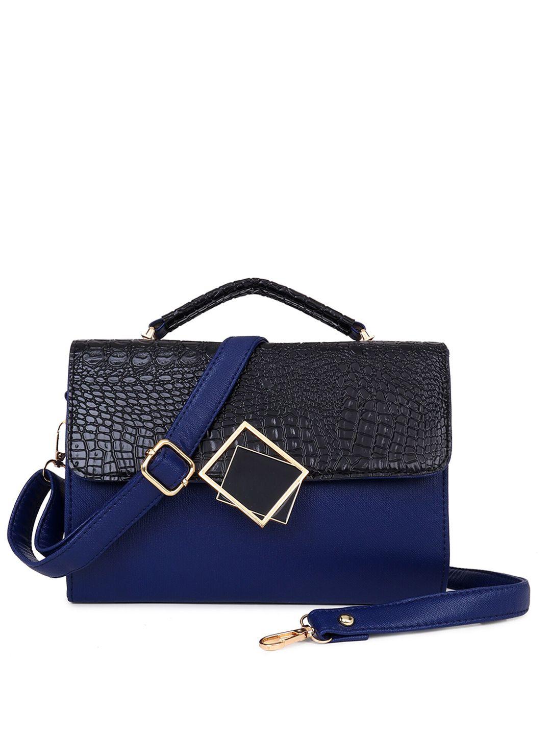 pez dorado textured structured handheld bag