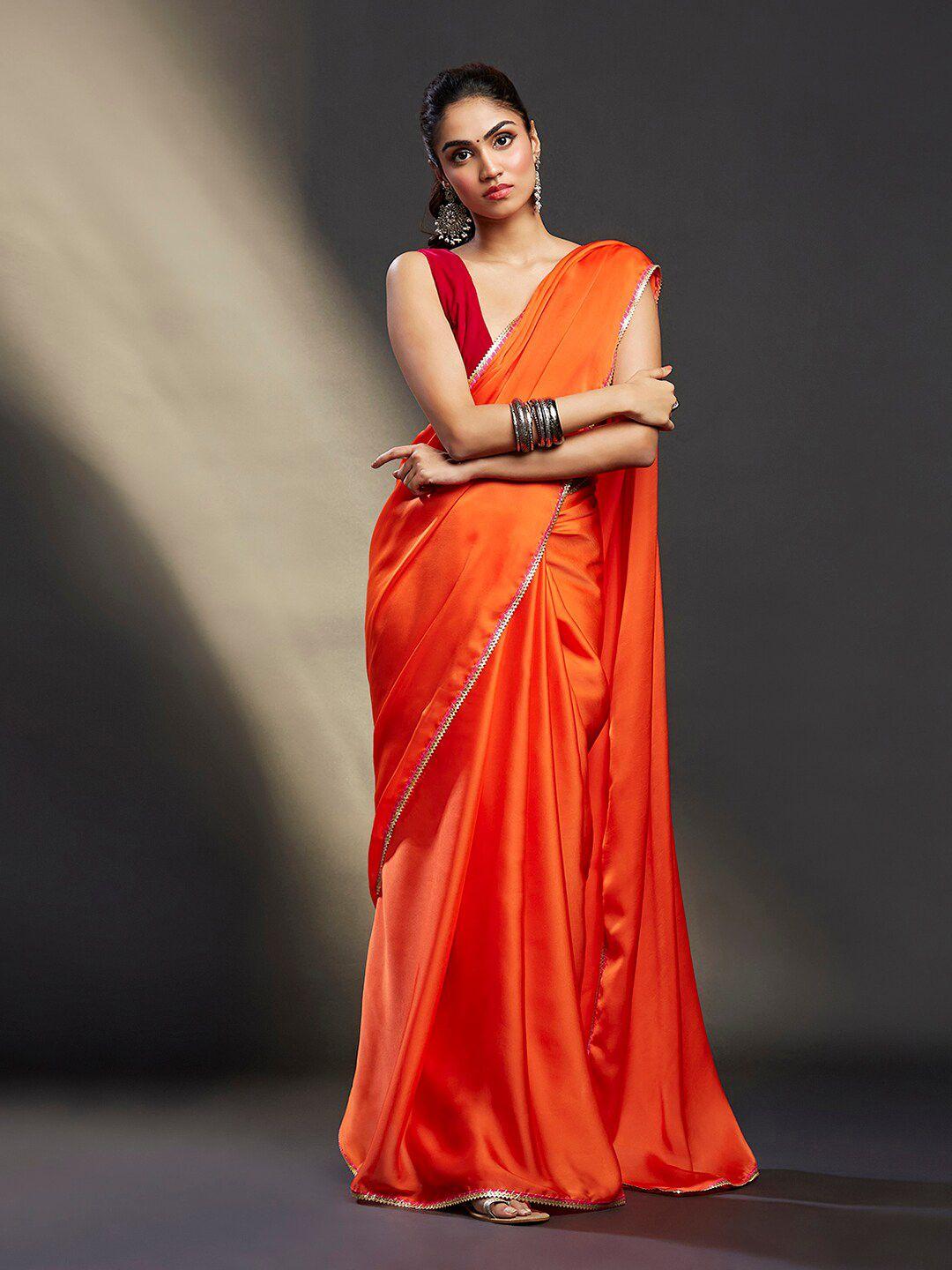 phataka gotta patti satin saree