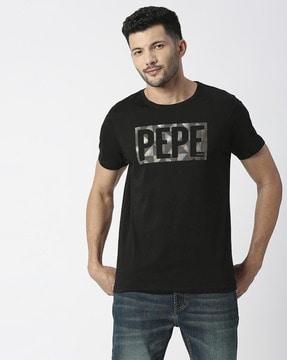 phelps brand print slim fit crew-neck t-shirt