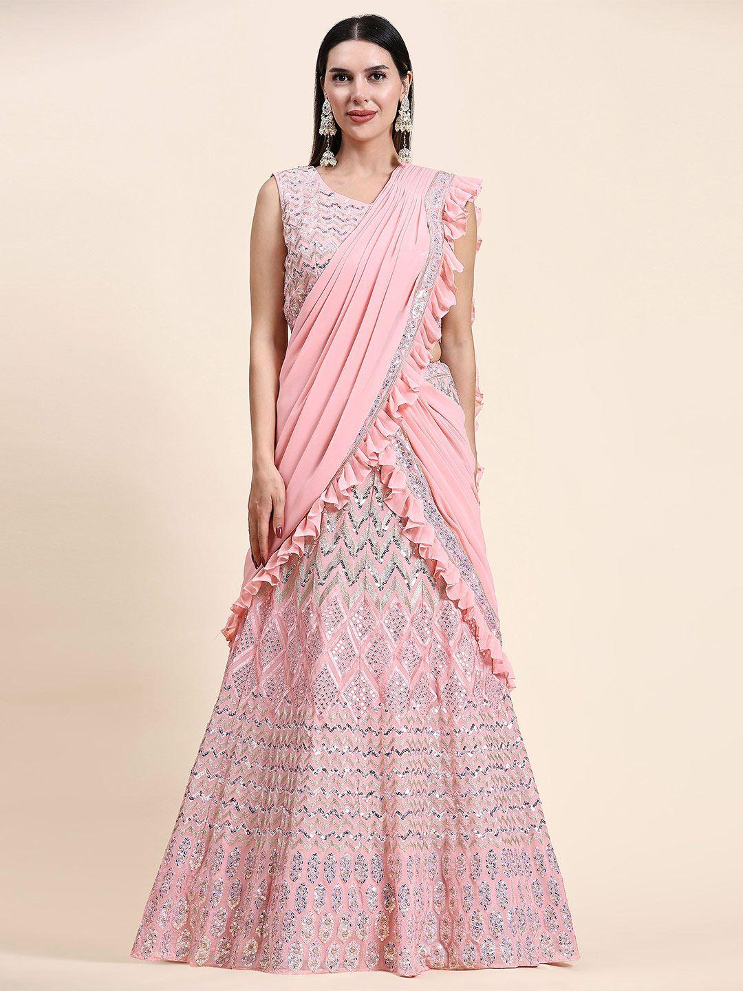 phenav pink ready to wear lehenga & blouse