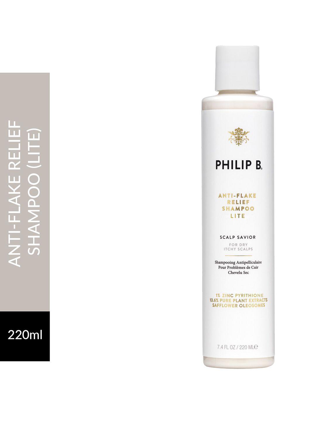 philip b anti-flake relief shampoo lite with safflower - 220 ml