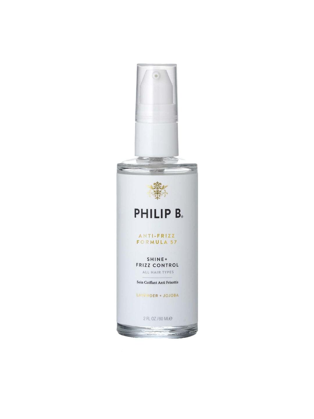 philip b anti-frizz formula 57 shine + frizz control hair spray - 60ml