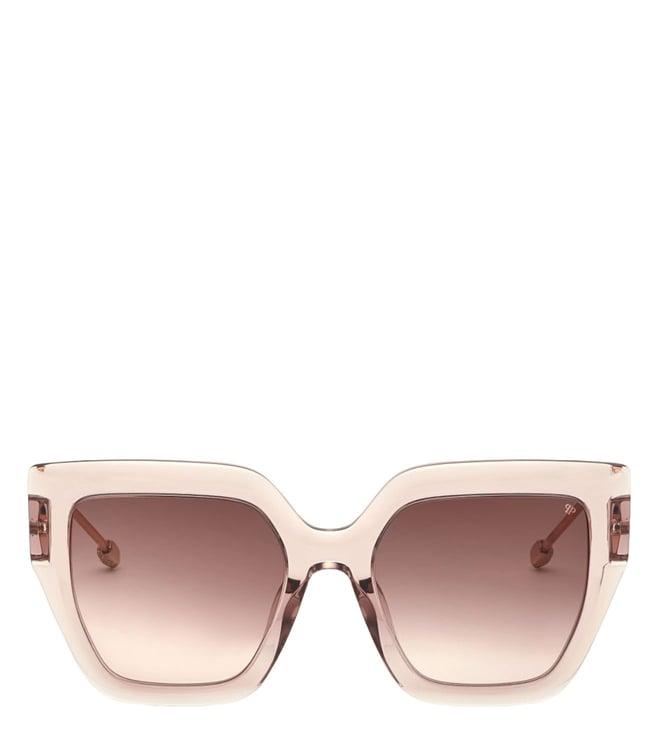 philipp plein spp064s537t1sg brown uv protection butterfly sunglasses for women