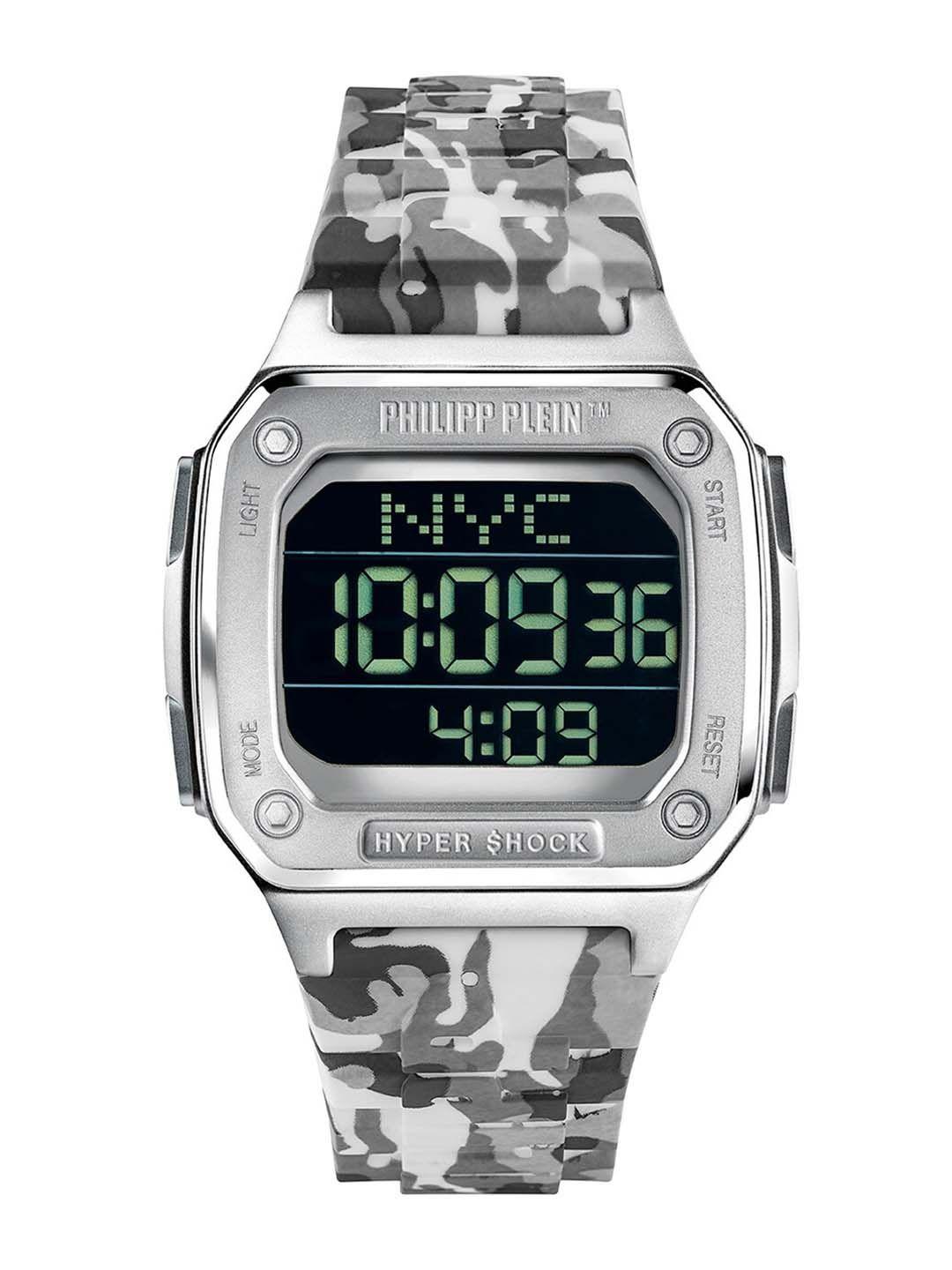 philipp plein unisex silicon straps digital watch pwhaa1522