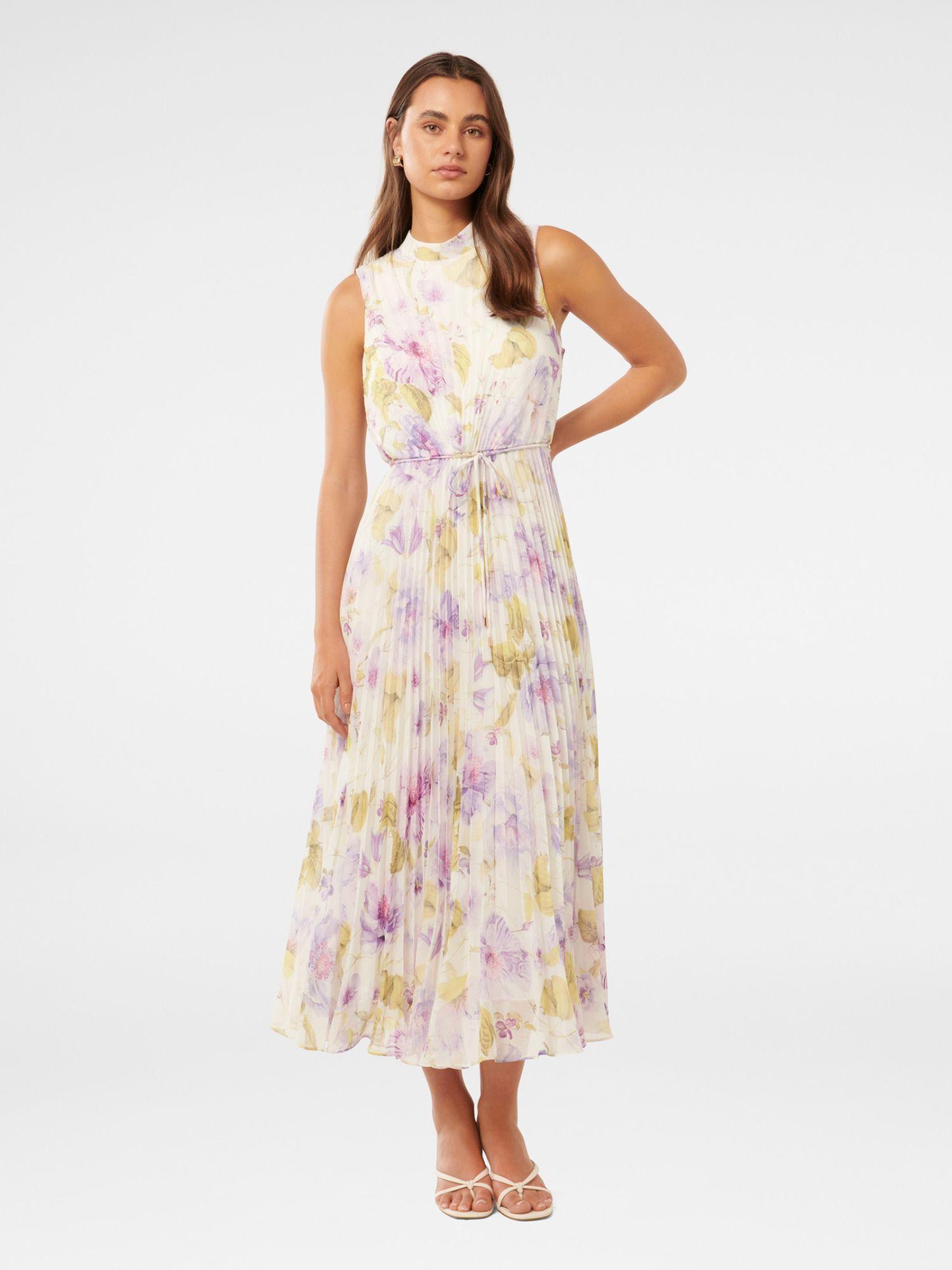 phillipa pleated midi dress with belt (set of 2)