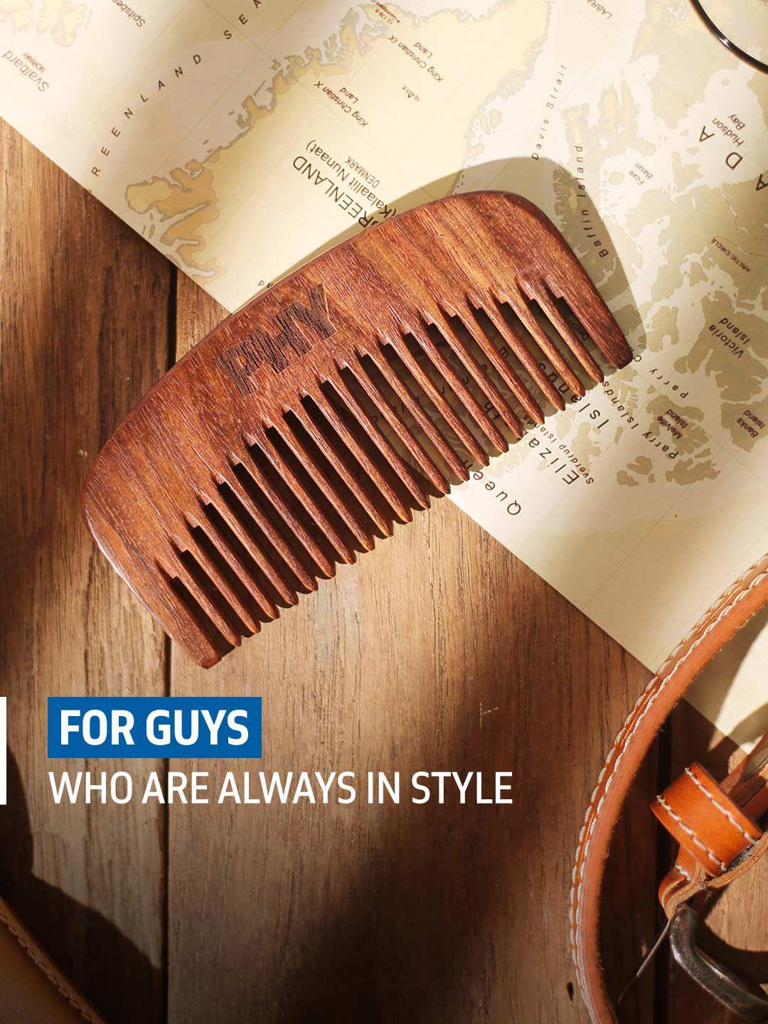 phy men sheesham wood beard comb