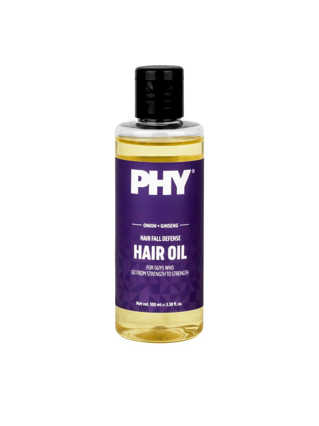 phy onion & ginseng hair fall defense hair oil 100ml