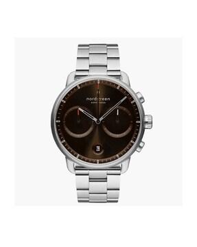 pi42si3lsibs chronograph watch with stainless steel strap