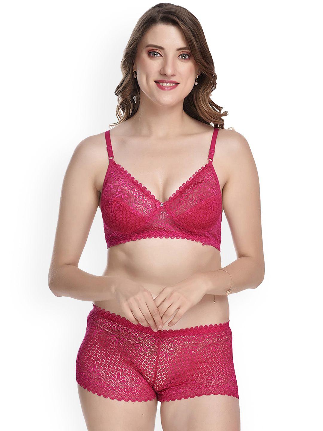 pibu self design lingerie set