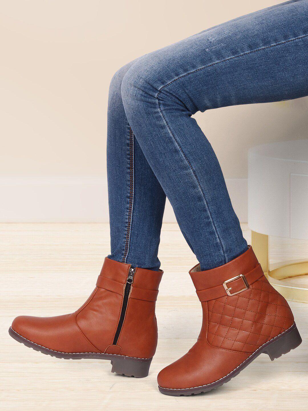 picktoes women tan regular top boots