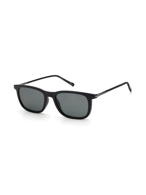 pierre cardin 203692 light grey polarized square sunglasses