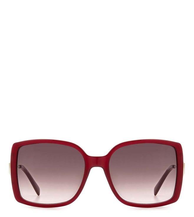 pierre cardin 205679lhf58ha brown butterfly sunglasses for women