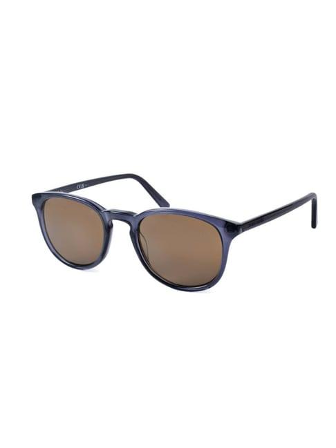 pierre cardin brown round sunglasses for men