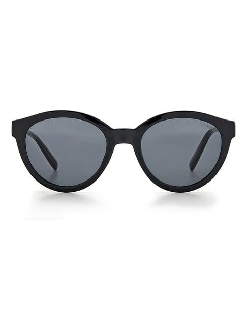 pierre cardin grey round sunglasses for women