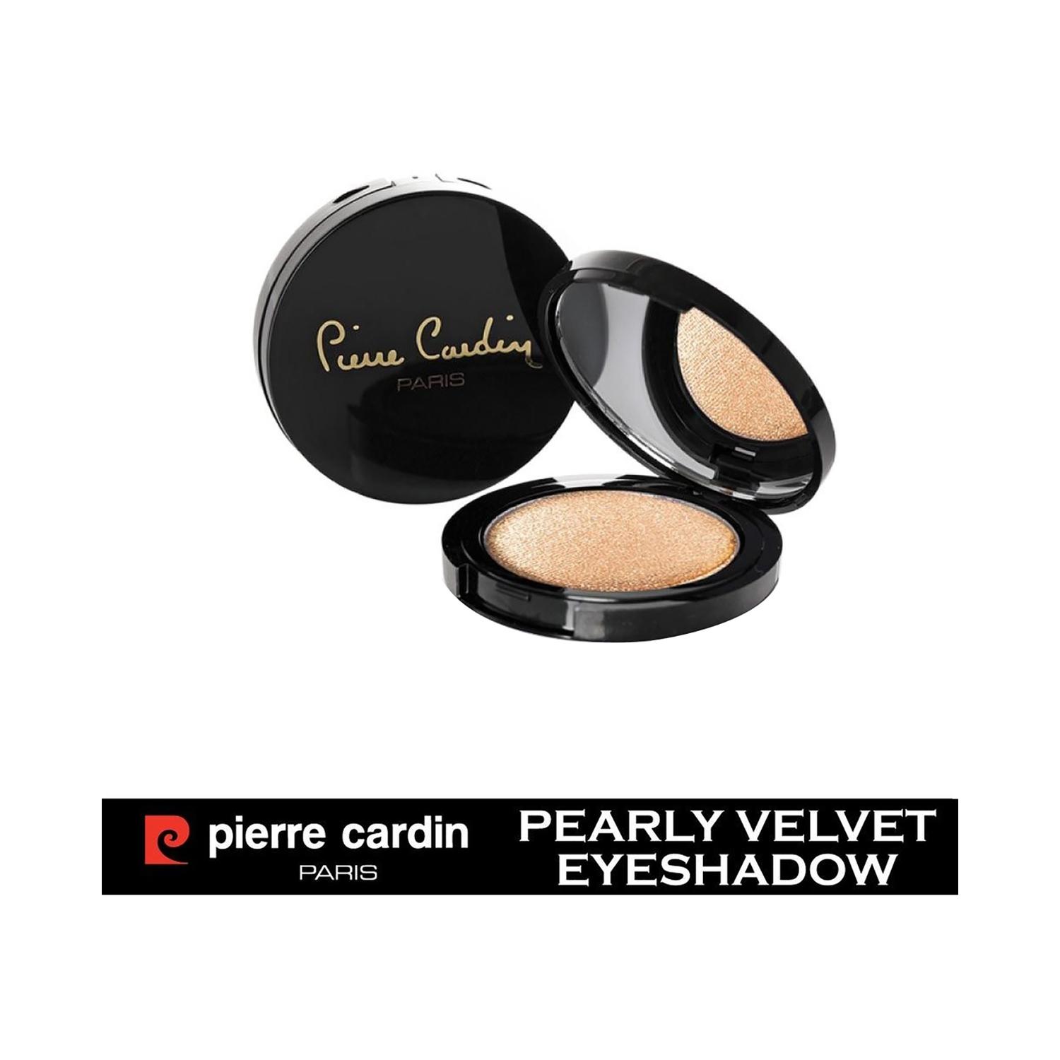 pierre cardin paris pearly velvet eye shadow - 775 gold (4g)