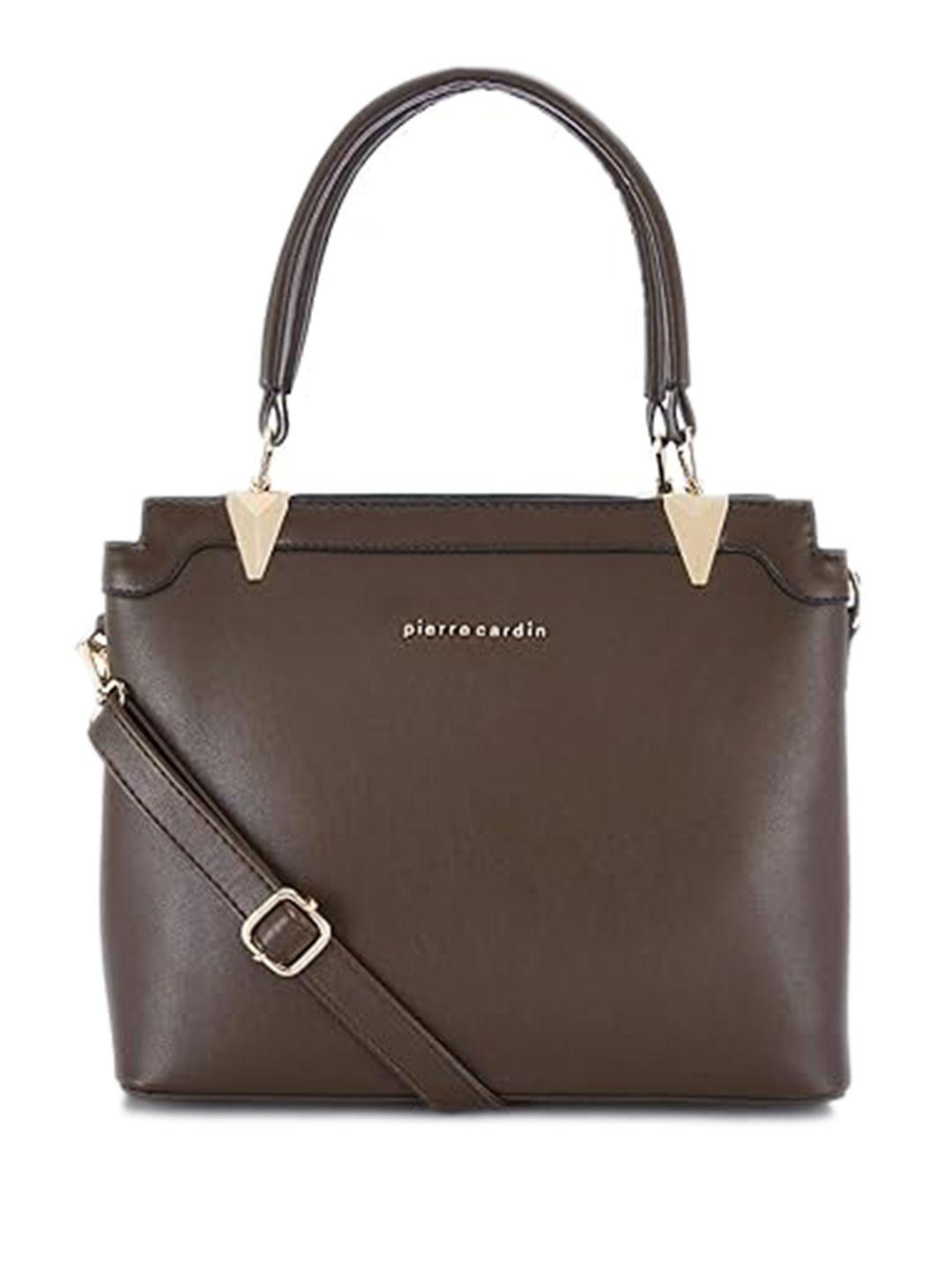 pierre cardin structured handheld bag