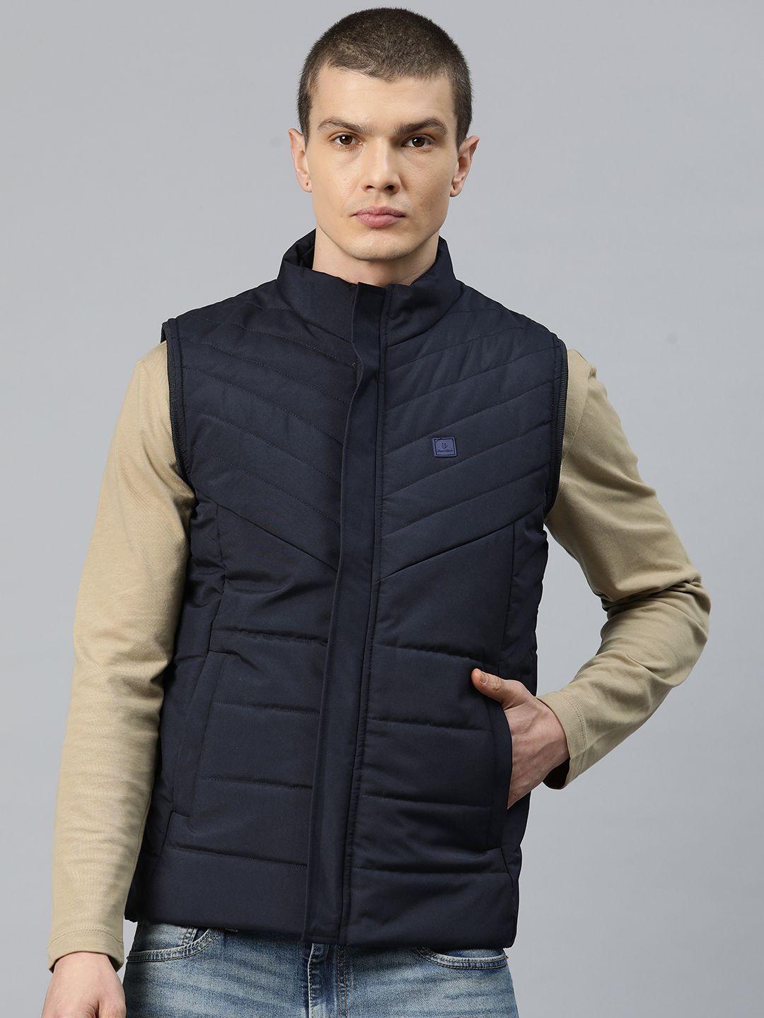 pierre carlo men solid quilted jacket