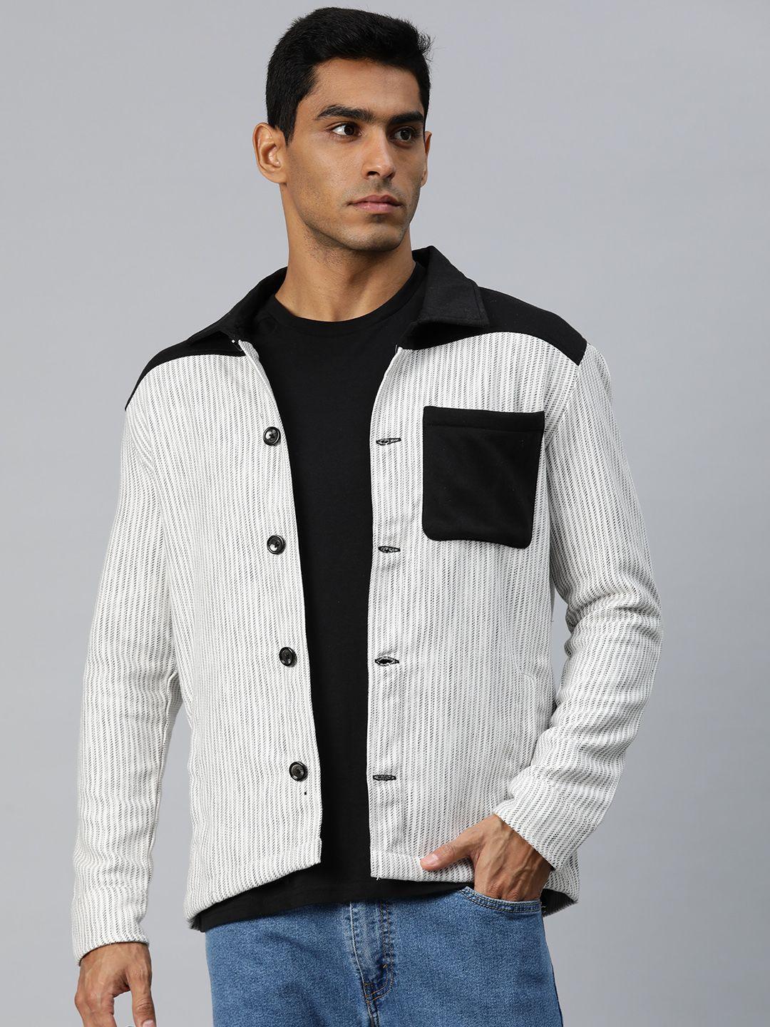pierre carlo men striped tailored jacket