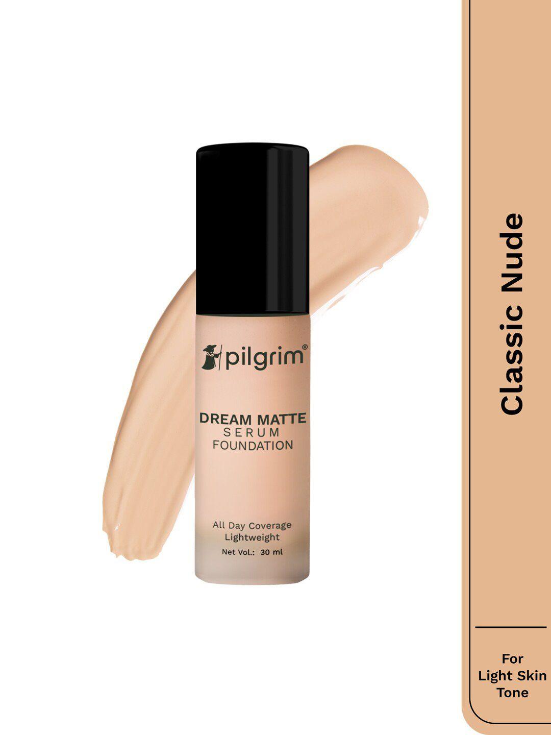 pilgrim dream matte serum liquid foundation - 30ml - classic nude 123