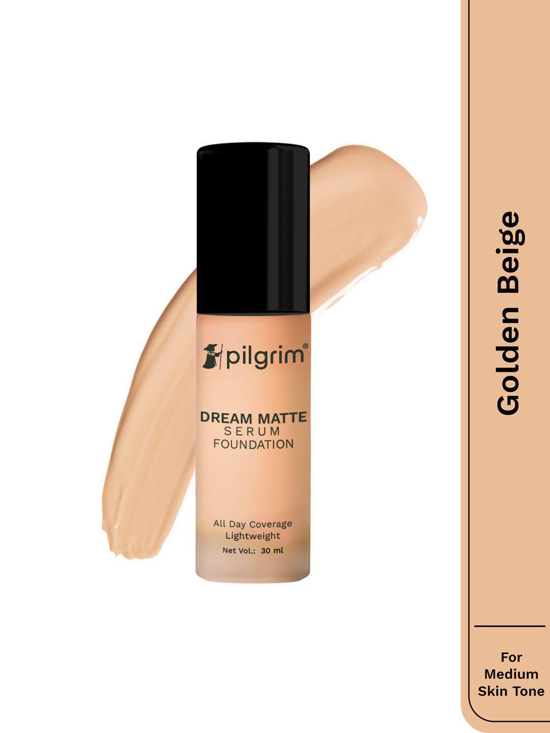 pilgrim dream matte serum liquid foundation - 30ml - golden beige 215
