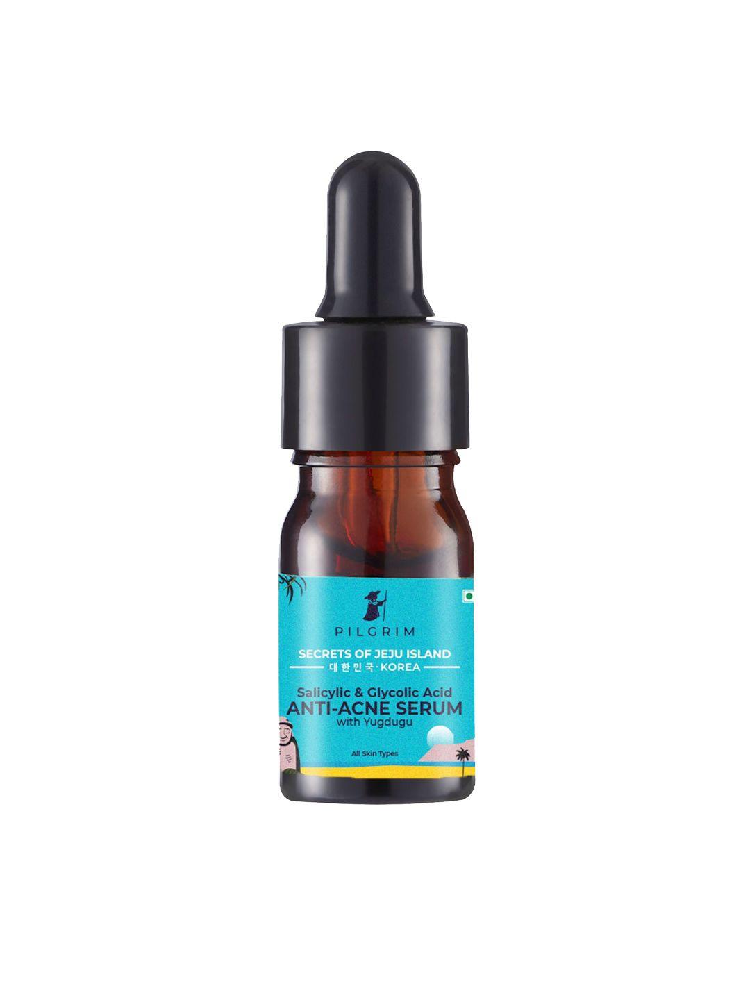 pilgrim minis anti-acne face serum with salicylic acid & glycolic acid - 5 ml
