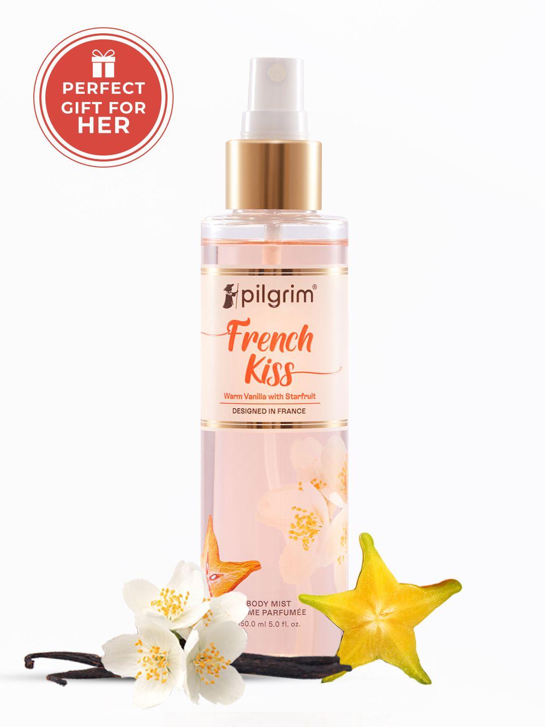 pilgrim women french kiss long-lasting brume parfume body mist - 150ml