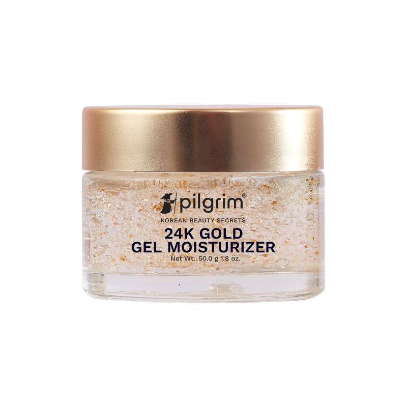 pilgrim 24k gold gel moisturizer with hyaluronic acid & alpha arbutin