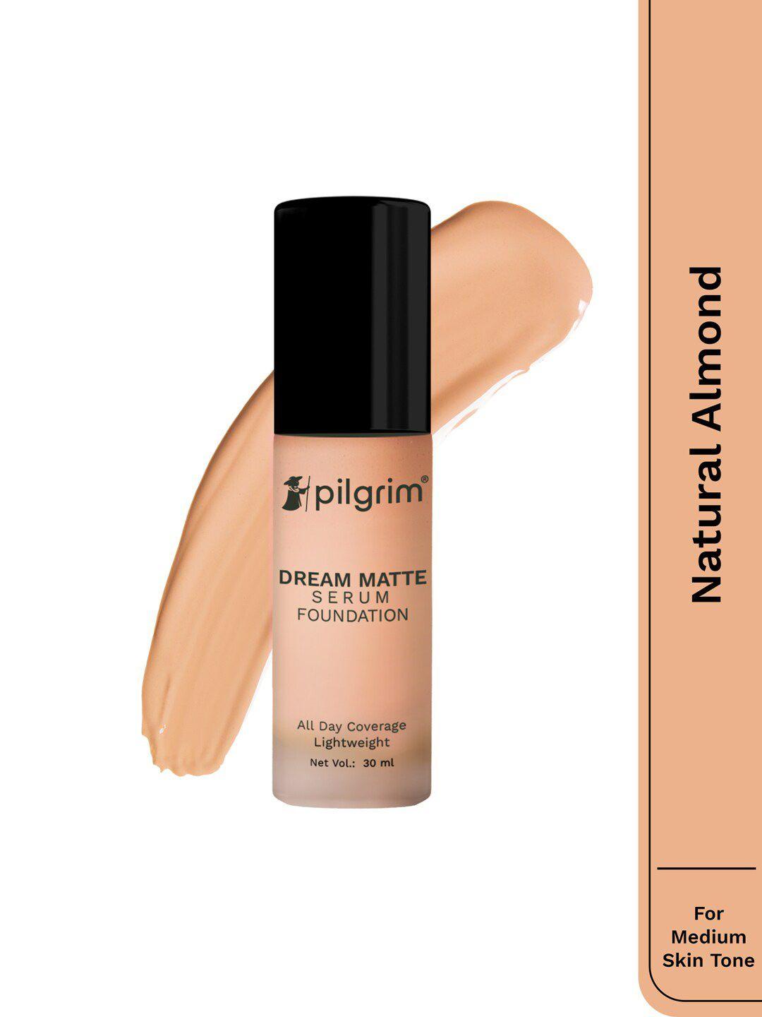 pilgrim dream matte serum liquid foundation - 30ml - natural almond 225