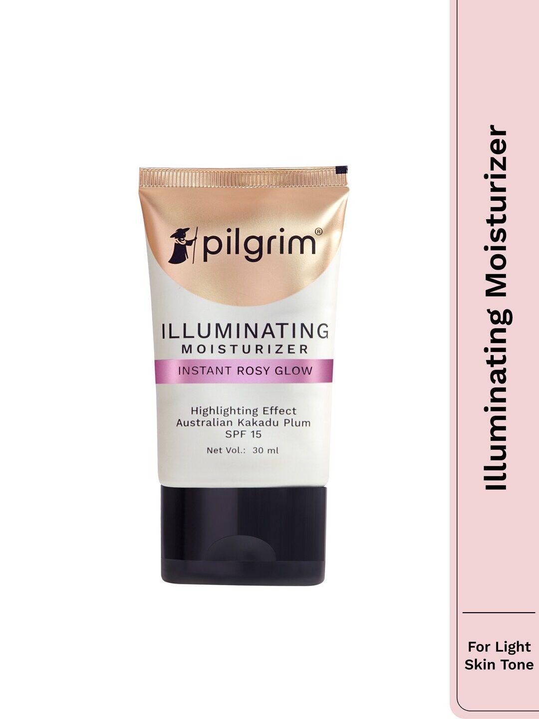 pilgrim illuminating glow moisturizer lightweight highlighter with spf 15 - 30ml