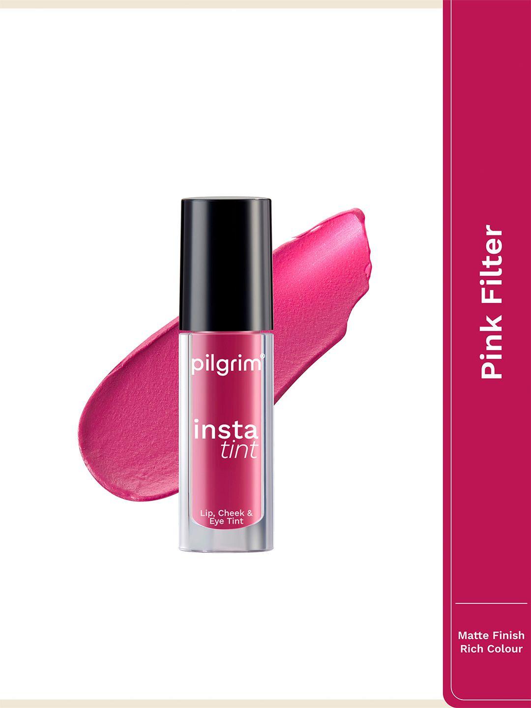 pilgrim insta 3 in 1 lip cheek & eye tint - 2.5ml - pink filter - 01