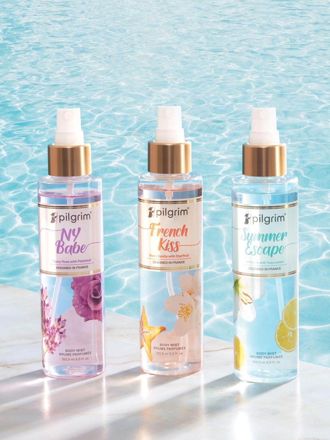 pilgrim set the vibe body mist collection - 150ml each