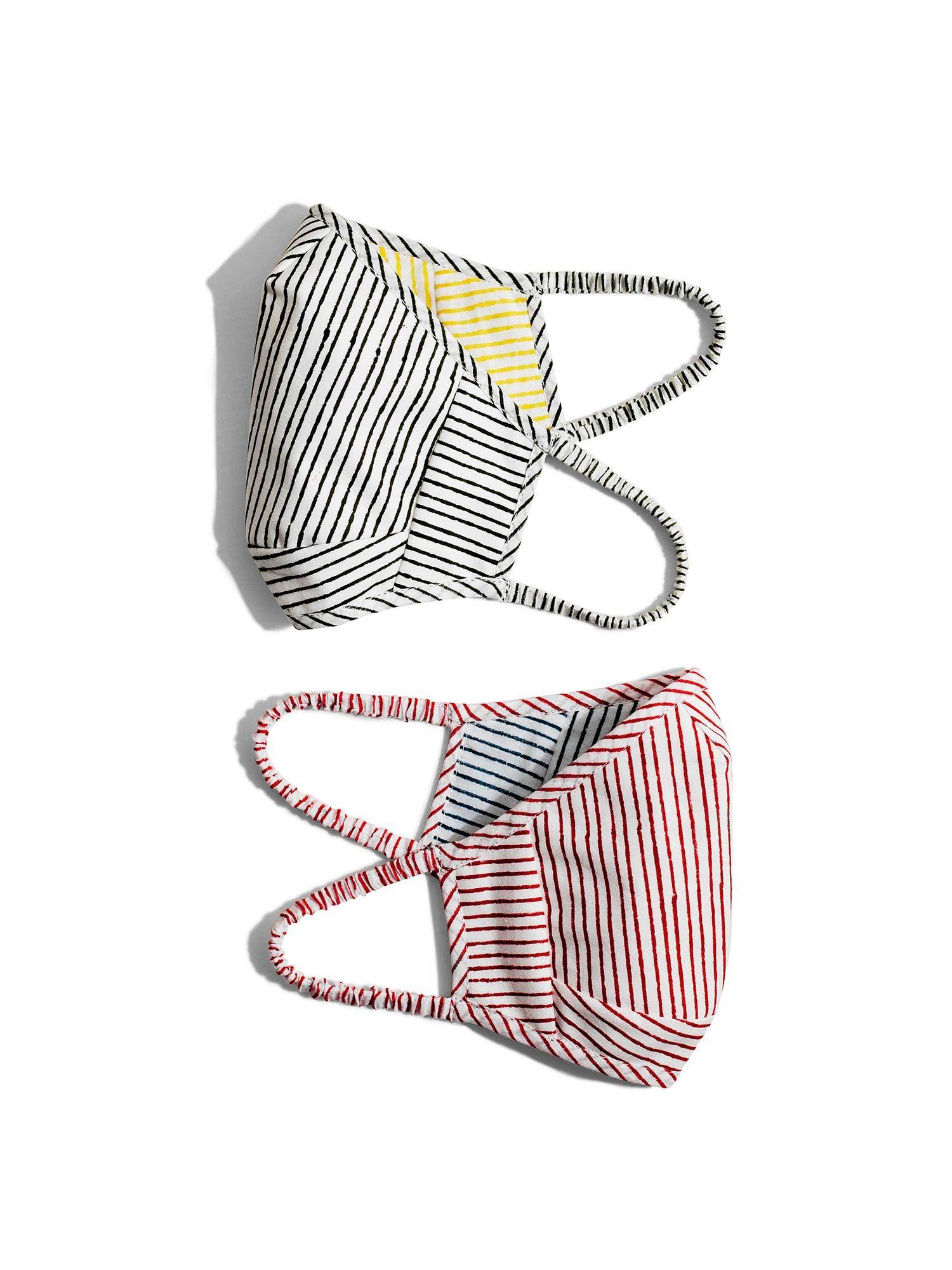 pin-stripes loop kids mask (pack of 2)