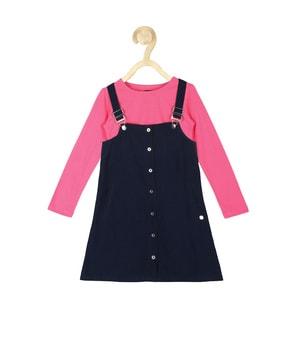 pinafore dress with t-shirt