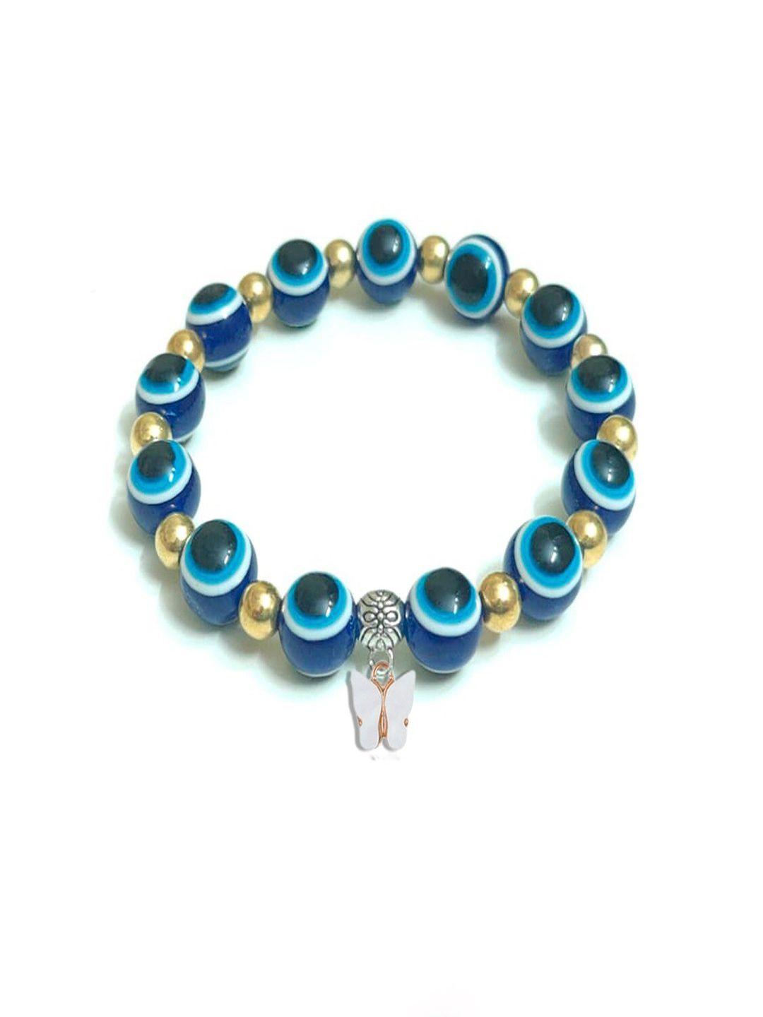 pinapes beaded elasticated bracelet