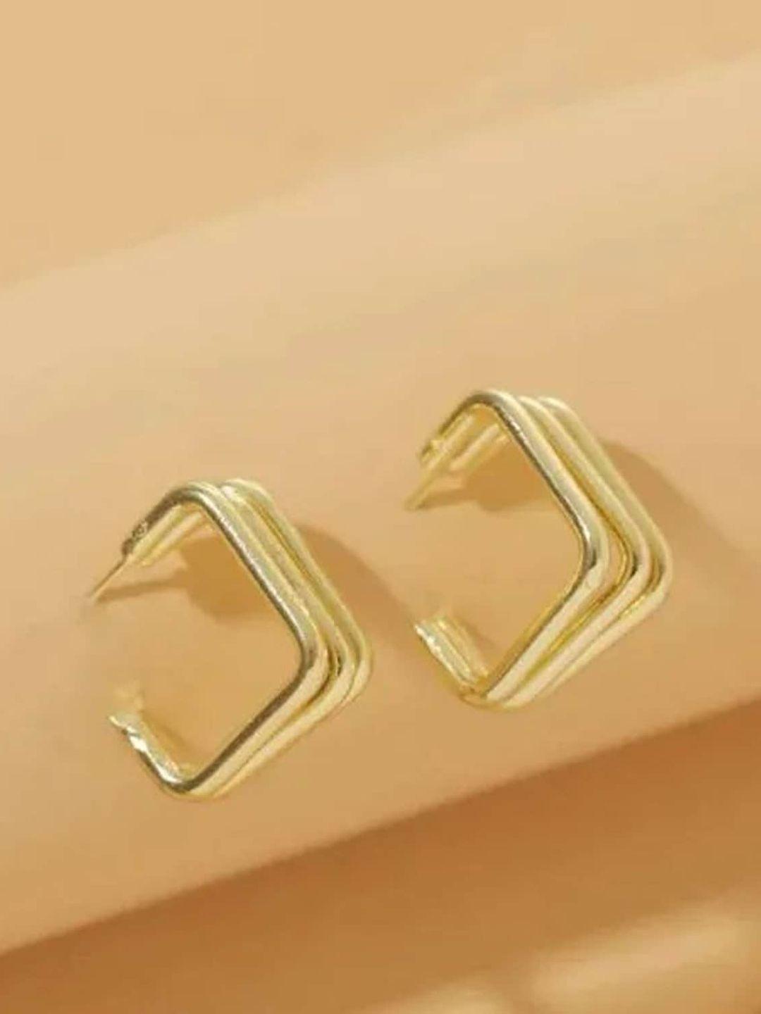 pinapes set of 2 geometric drop earrings