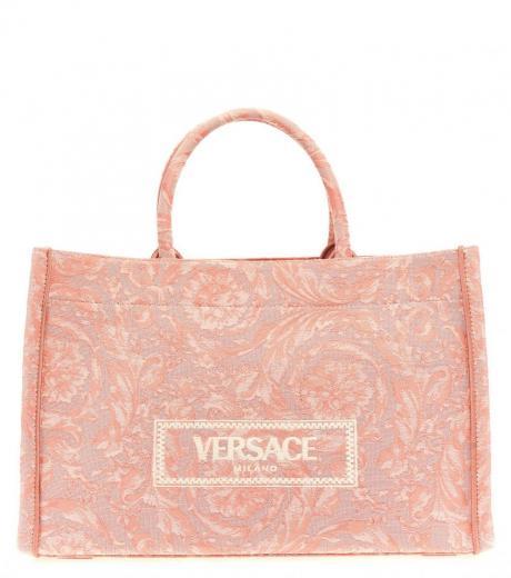 pink athena barocco shopping bag