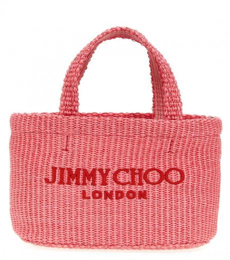 pink beach tote e/w mini handbag