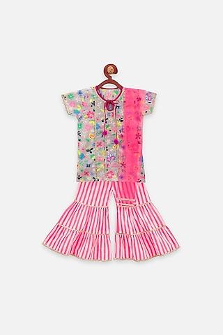 pink-cotton-sharara-set-for-girls