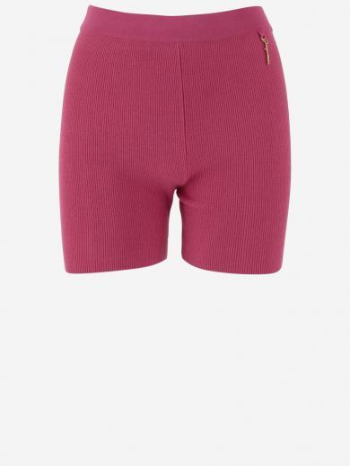 pink elasticized waistband shorts