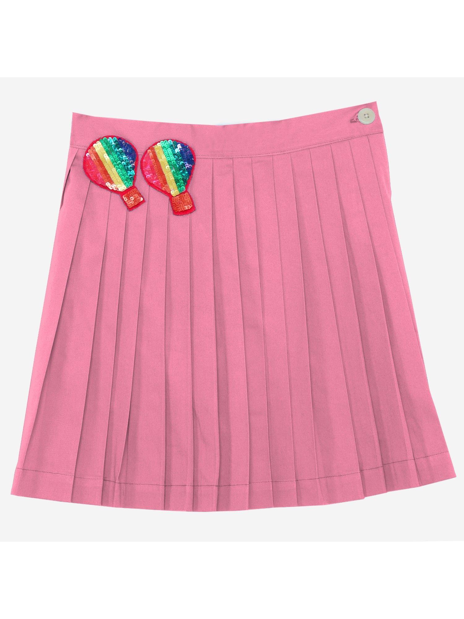 pink embellished madeline skirt