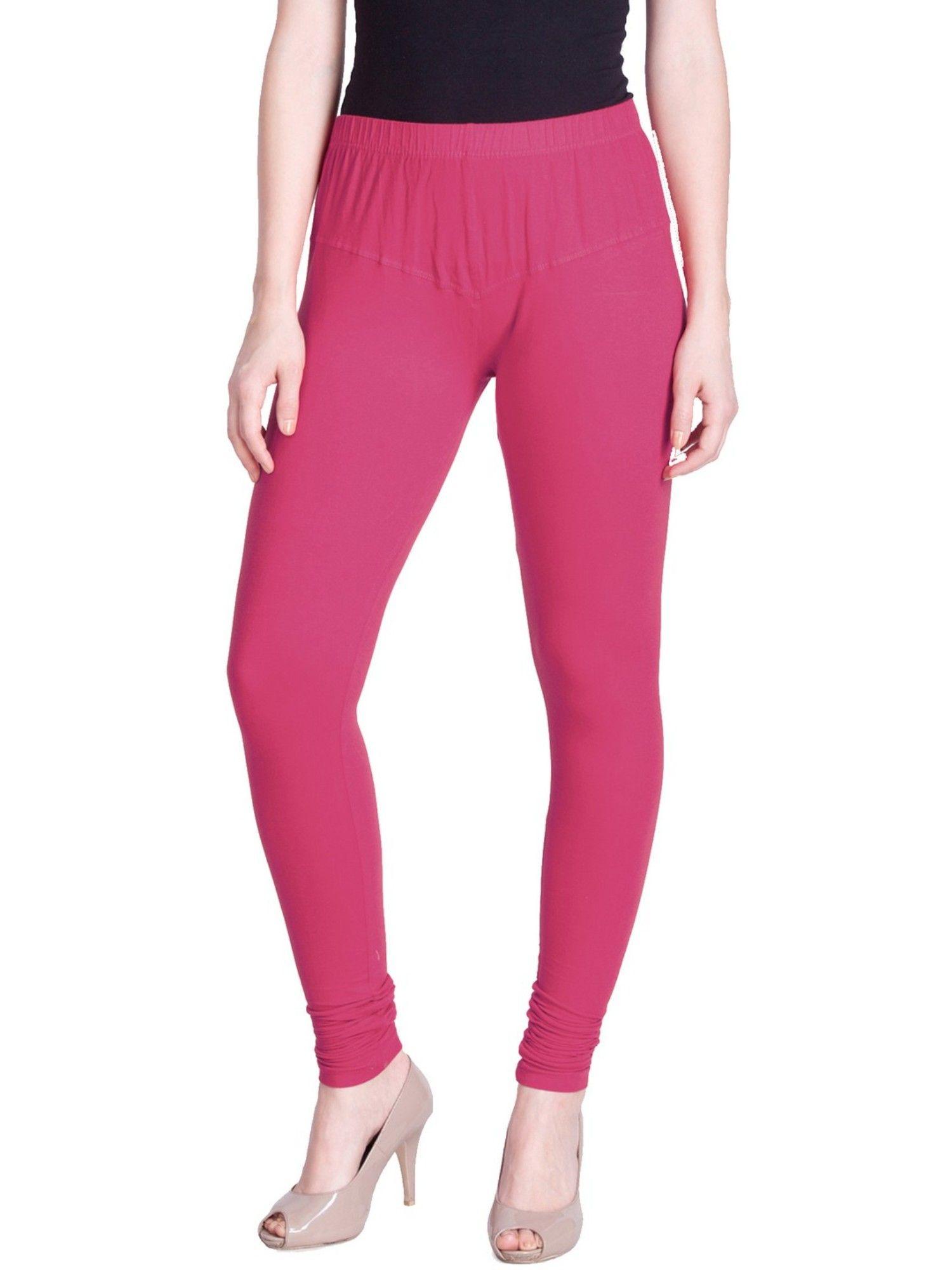 pink forst churidar leggings