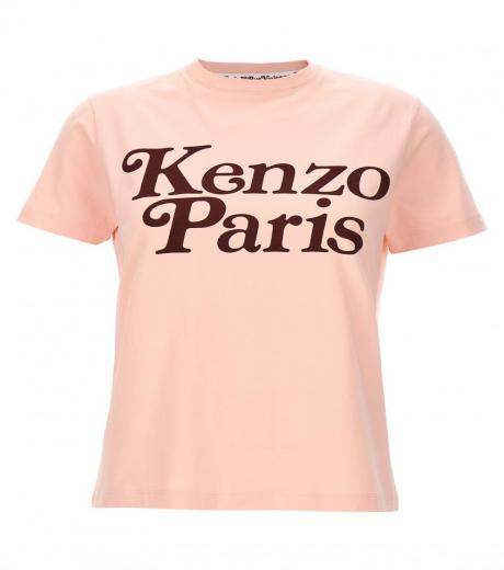 pink logo t-shirt