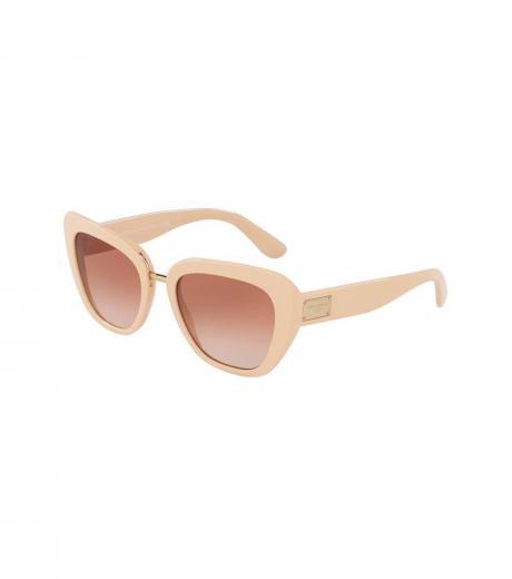 pink plaque gradient sunglasses