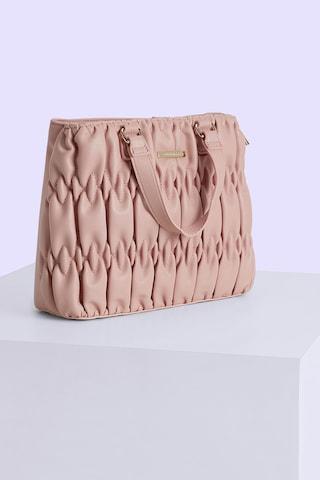pink quilted casual semi-pu women mini bag