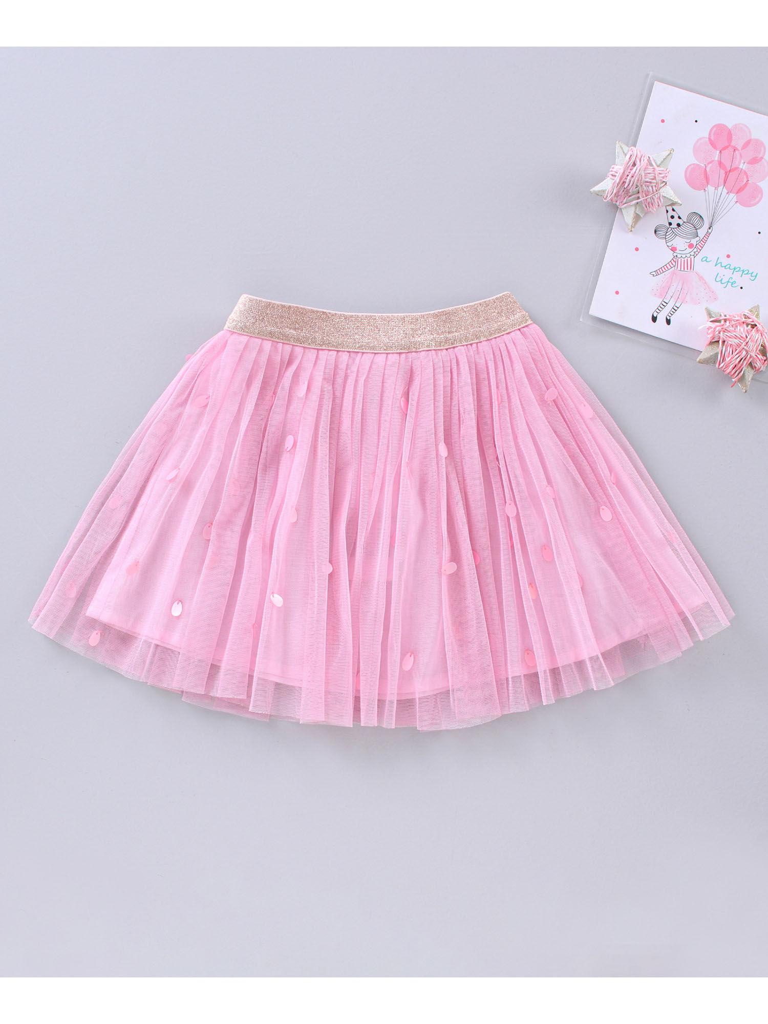 pink sequin tutu skirt