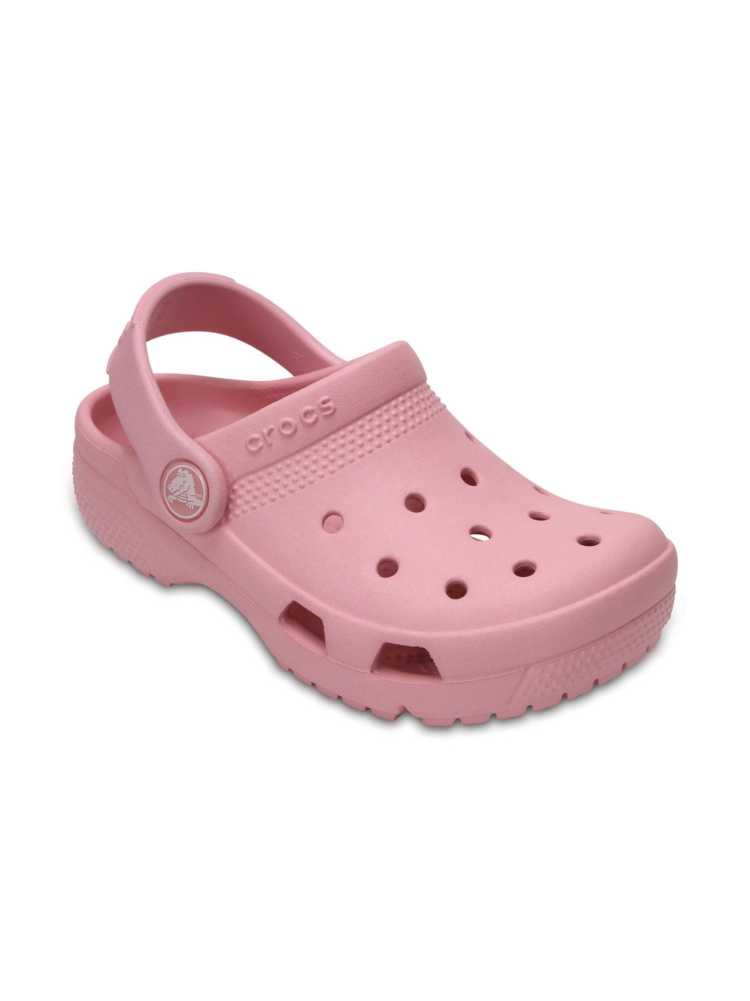 pink solid clogs